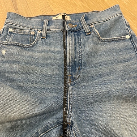 Madewell The Perfect Vintage Jean Size 26 Blue Womens Denim High Rise Wide Leg - Picture 8 of 13